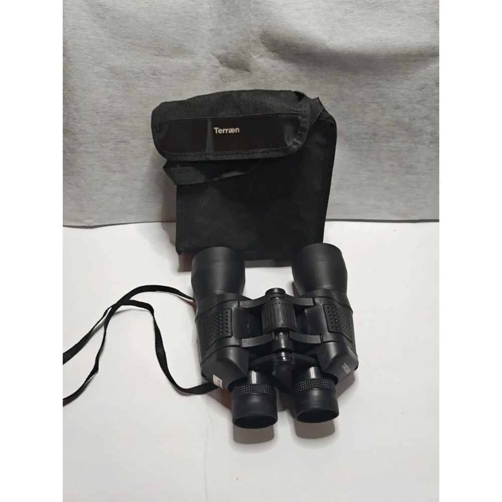 Terrain 10x50 Vintage Binoculars with Carrying Case